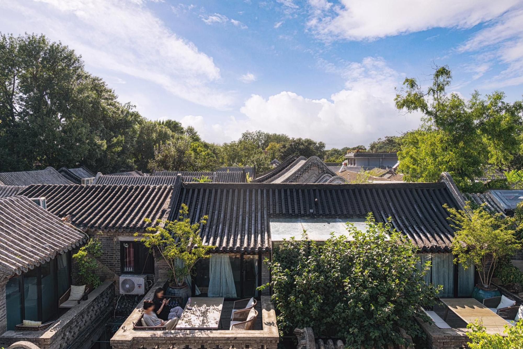 Beijing Le Zai Nan Luo Gu Xiang Wang Fu Jing Forbidden City Courtyard Hotel&Free Laundry Service&Free Coffee And Dumpling Experience Service Dış mekan fotoğraf