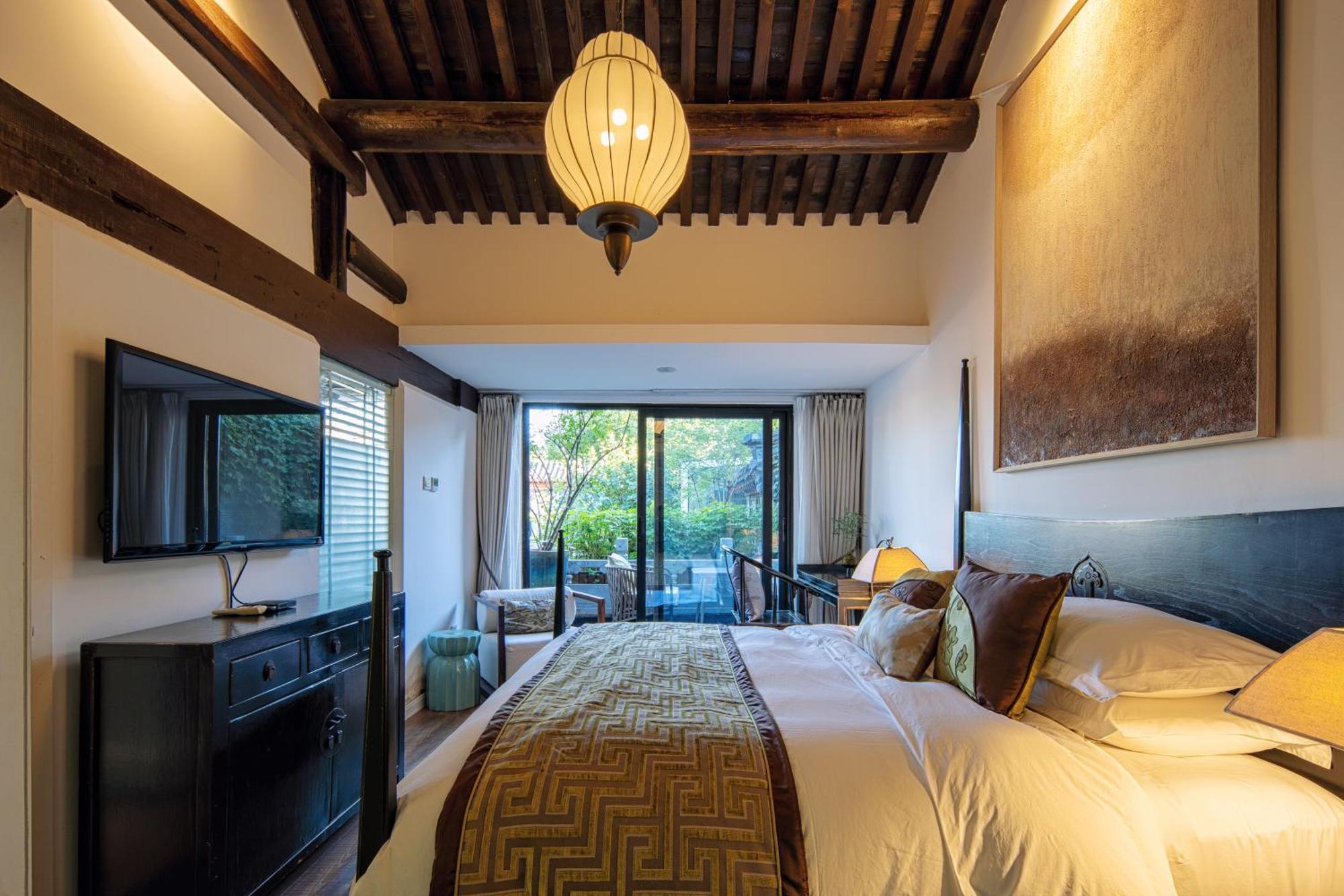 Beijing Le Zai Nan Luo Gu Xiang Wang Fu Jing Forbidden City Courtyard Hotel&Free Laundry Service&Free Coffee And Dumpling Experience Service Dış mekan fotoğraf
