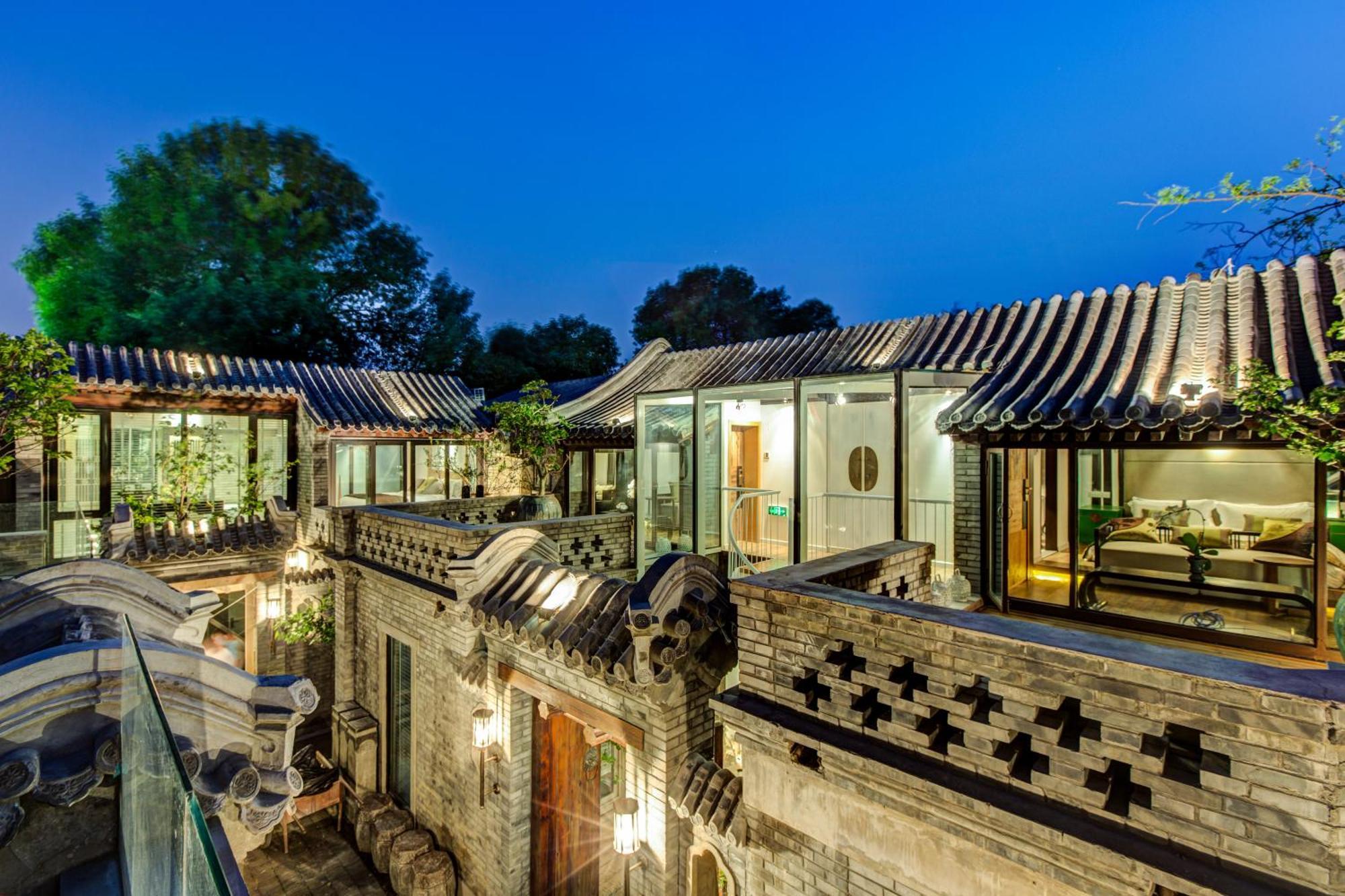 Beijing Le Zai Nan Luo Gu Xiang Wang Fu Jing Forbidden City Courtyard Hotel&Free Laundry Service&Free Coffee And Dumpling Experience Service Dış mekan fotoğraf