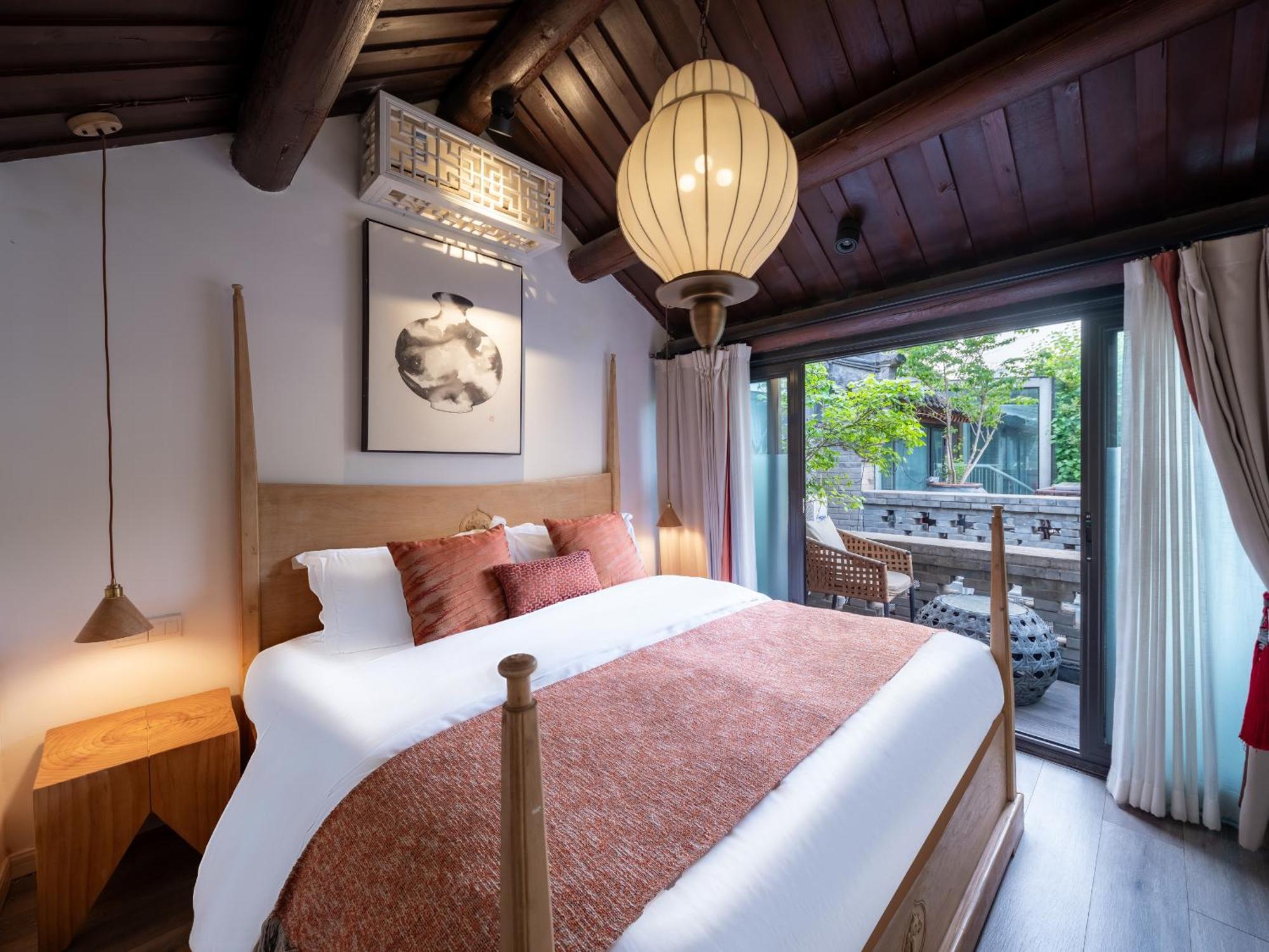 Beijing Le Zai Nan Luo Gu Xiang Wang Fu Jing Forbidden City Courtyard Hotel&Free Laundry Service&Free Coffee And Dumpling Experience Service Dış mekan fotoğraf