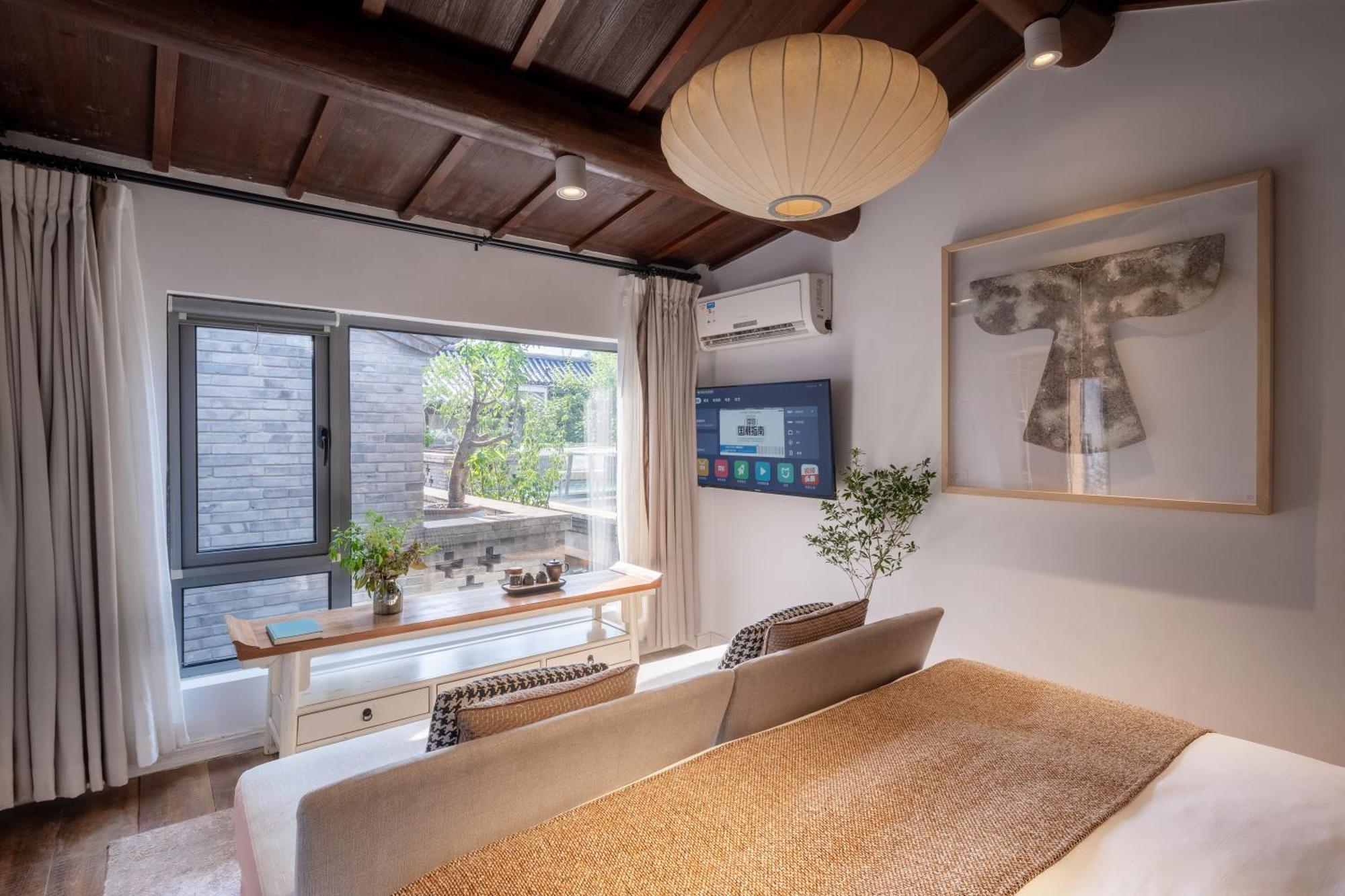 Beijing Le Zai Nan Luo Gu Xiang Wang Fu Jing Forbidden City Courtyard Hotel&Free Laundry Service&Free Coffee And Dumpling Experience Service Dış mekan fotoğraf